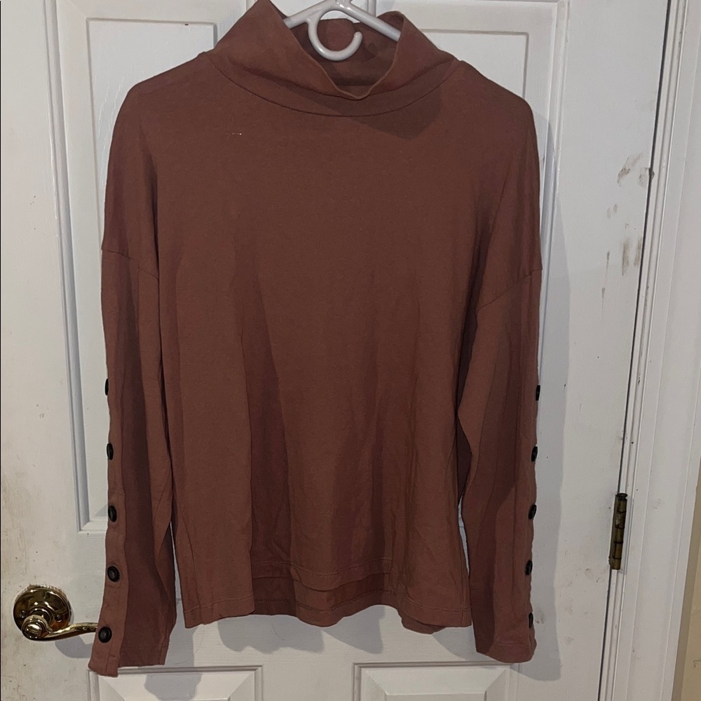 Madewell Terracotta Knit Top